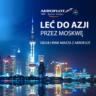 Leć do Azji przez Moskwę